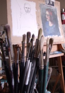 Getting to the easel