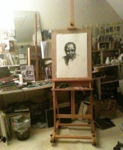 Getting to the easel